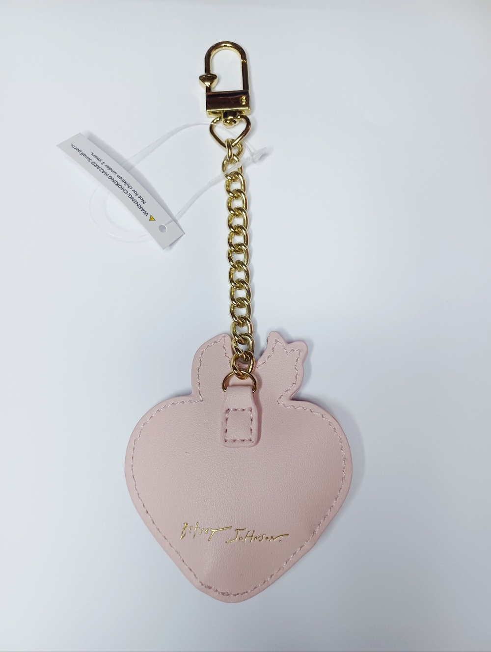 Betsey Johnson Sparkling Strawberry Bagcharm Charm NWOT - Picture 4 of 4